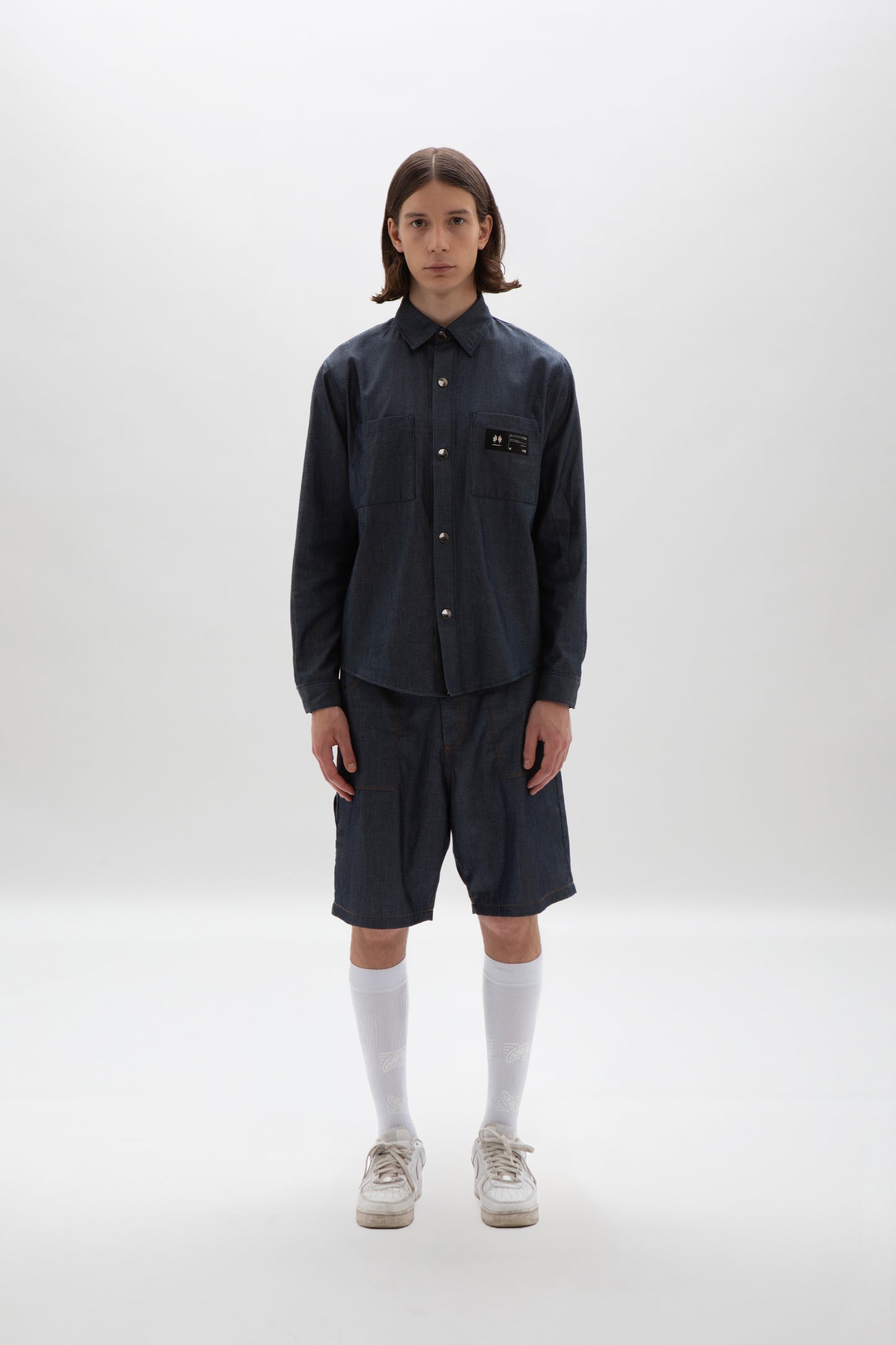 LONGSLEEVE SHIRT LIGHT INDIGO DENIM