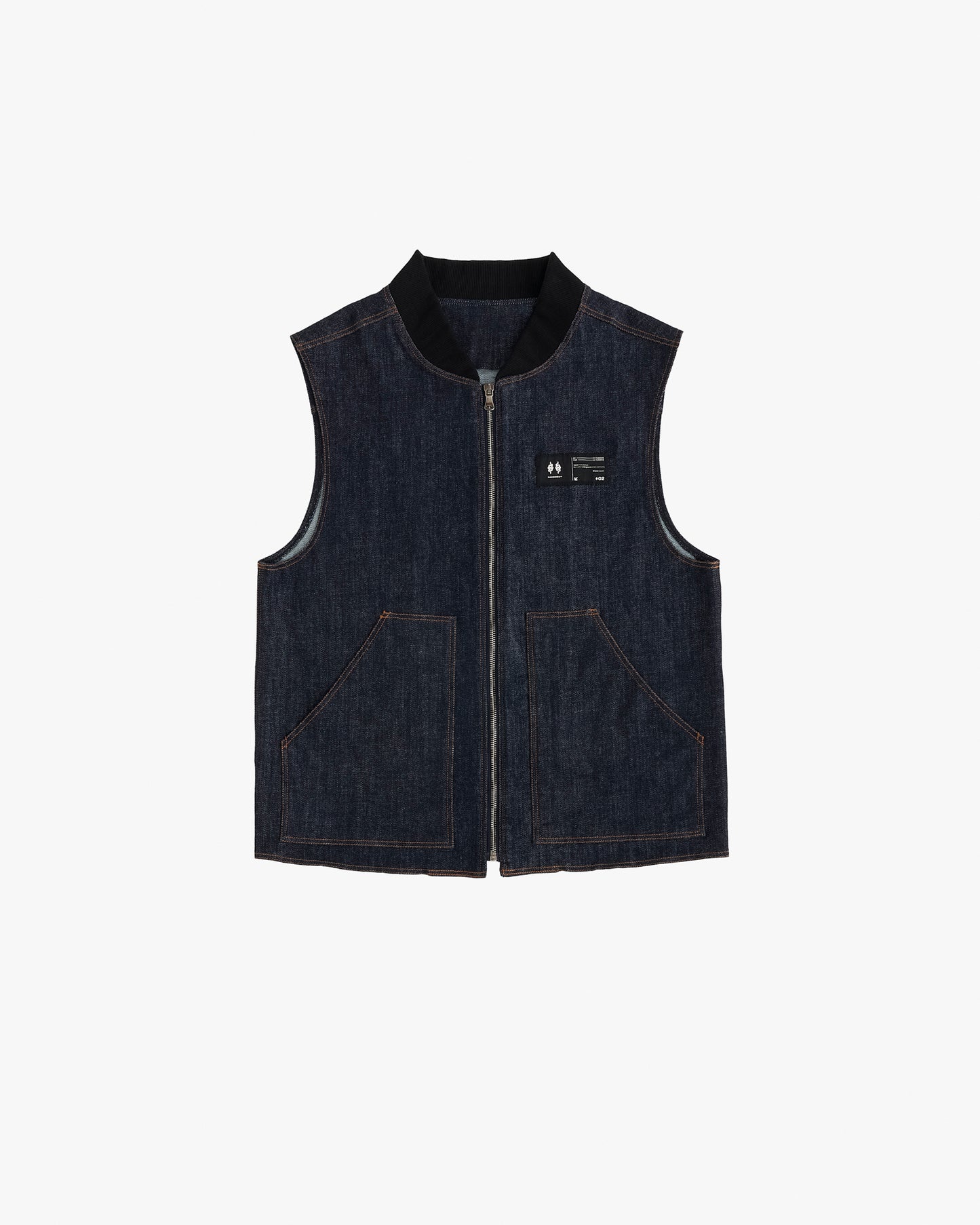 VEST INDIGO DENIM