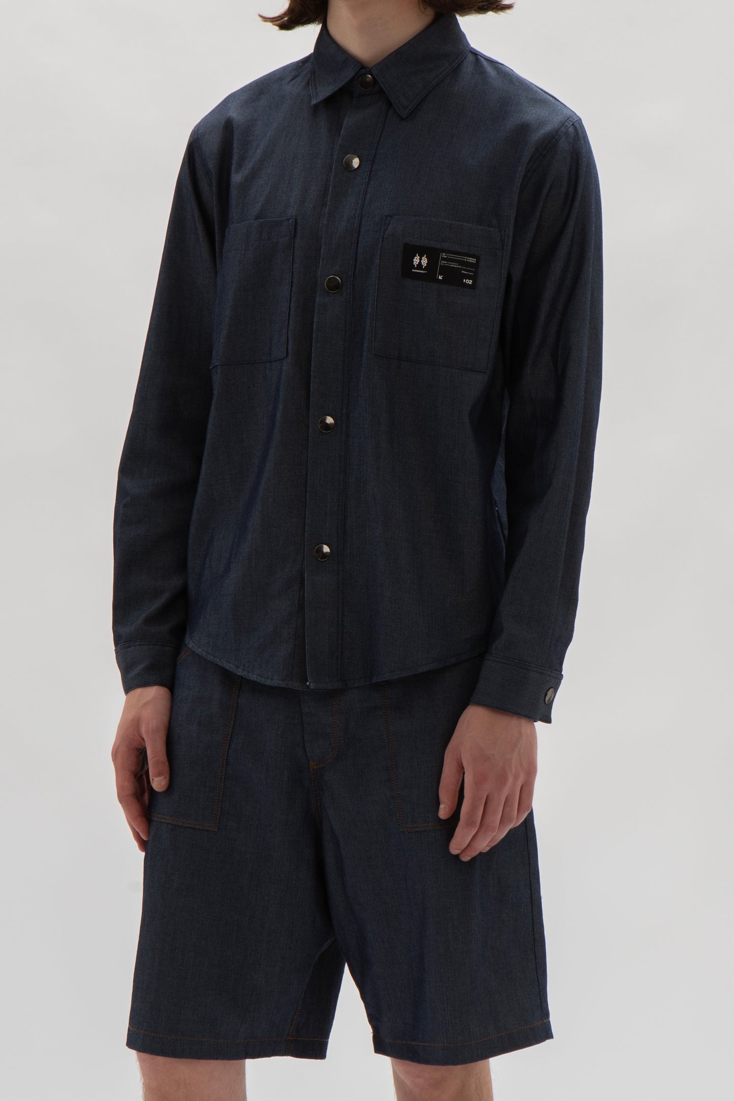 LONGSLEEVE SHIRT LIGHT INDIGO DENIM