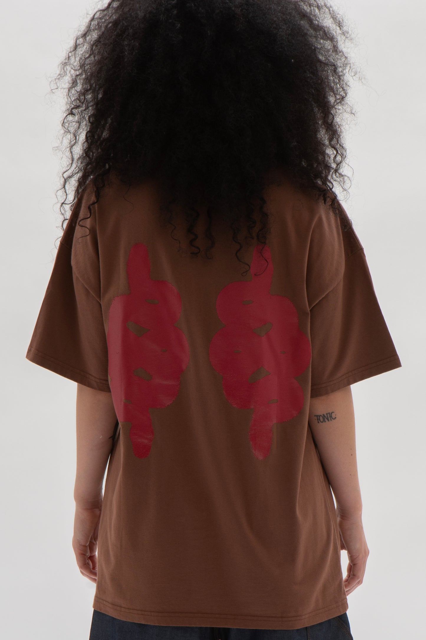 T SHIRT BOXY BROWN