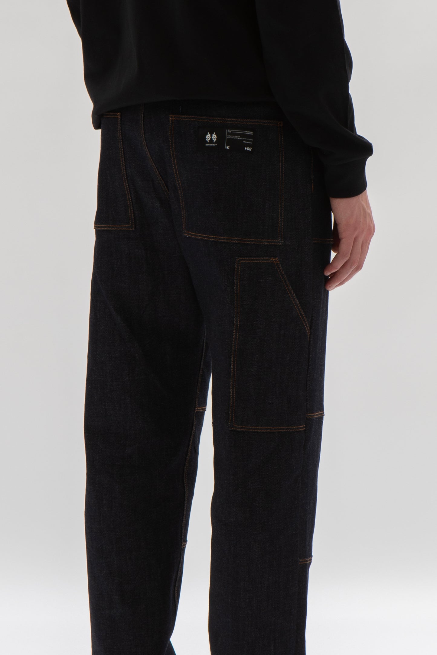 JEANS FIVE POCKETS INDIGO DENIM