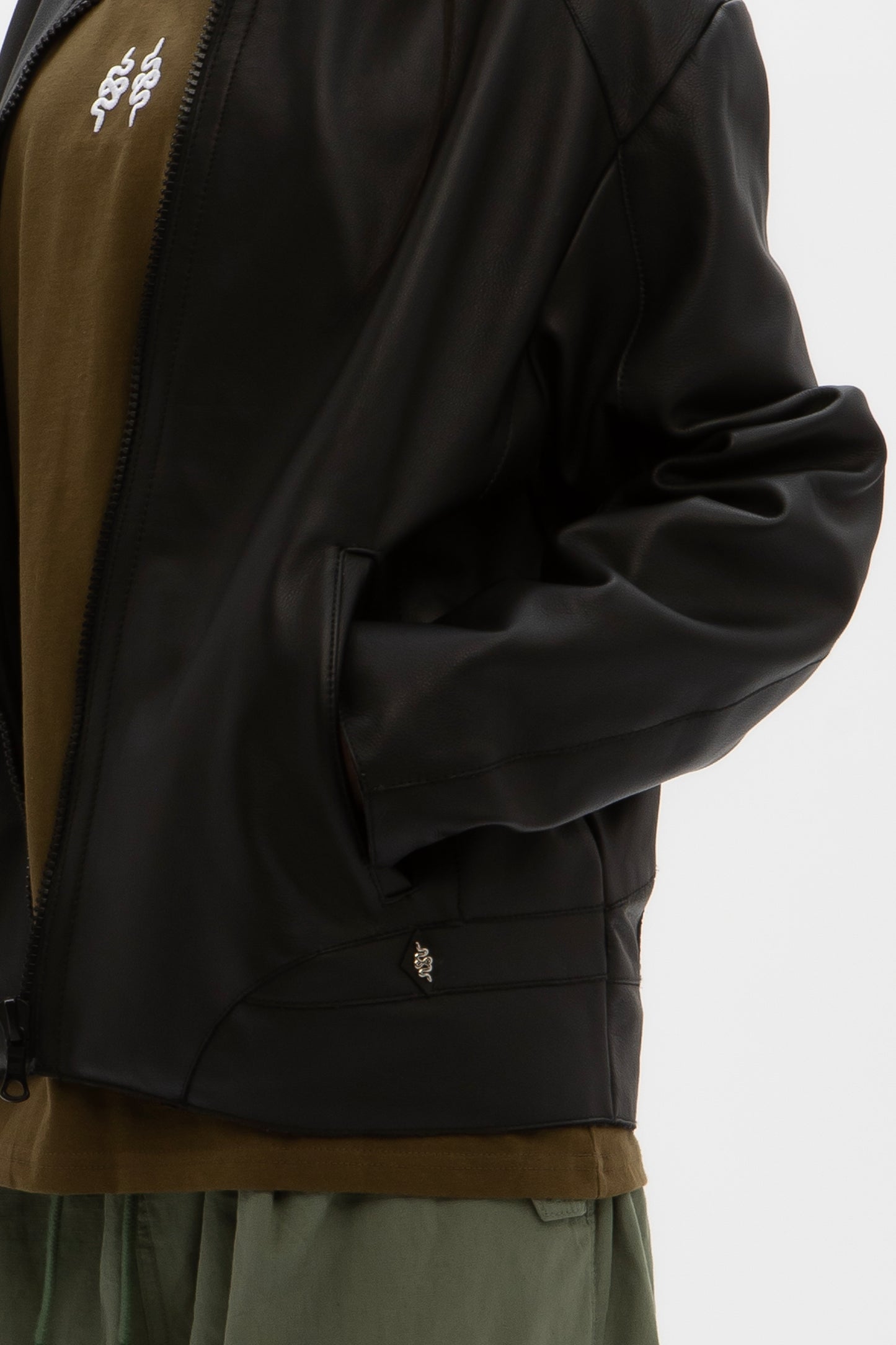 JACKET LEATHER BLACK V1