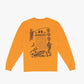 LONG SLEEVE T ORANGE
